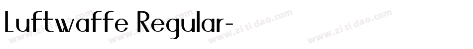 Luftwaffe Regular字体转换